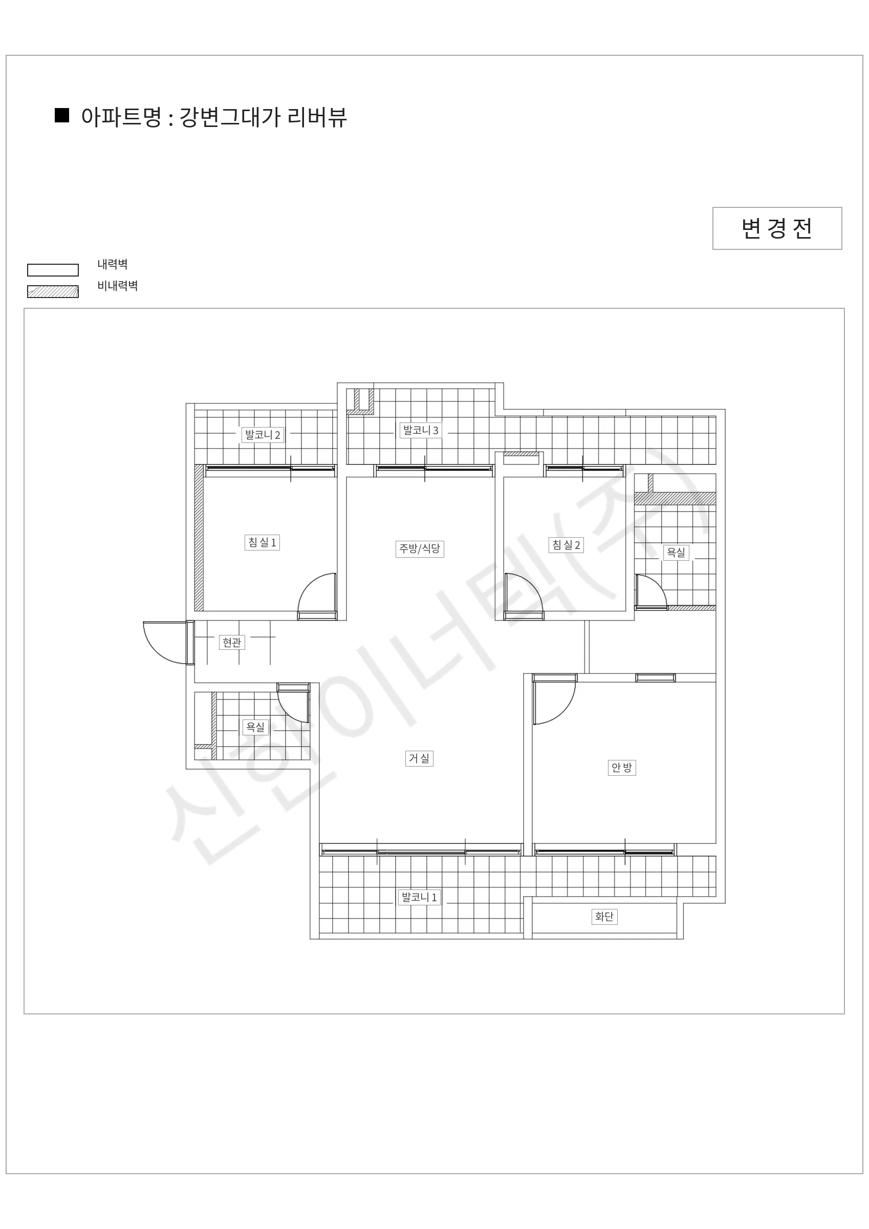 서울특별시 강동구 강변그대가 강변그대가 리버뷰 공동주택 행위허가 도면
