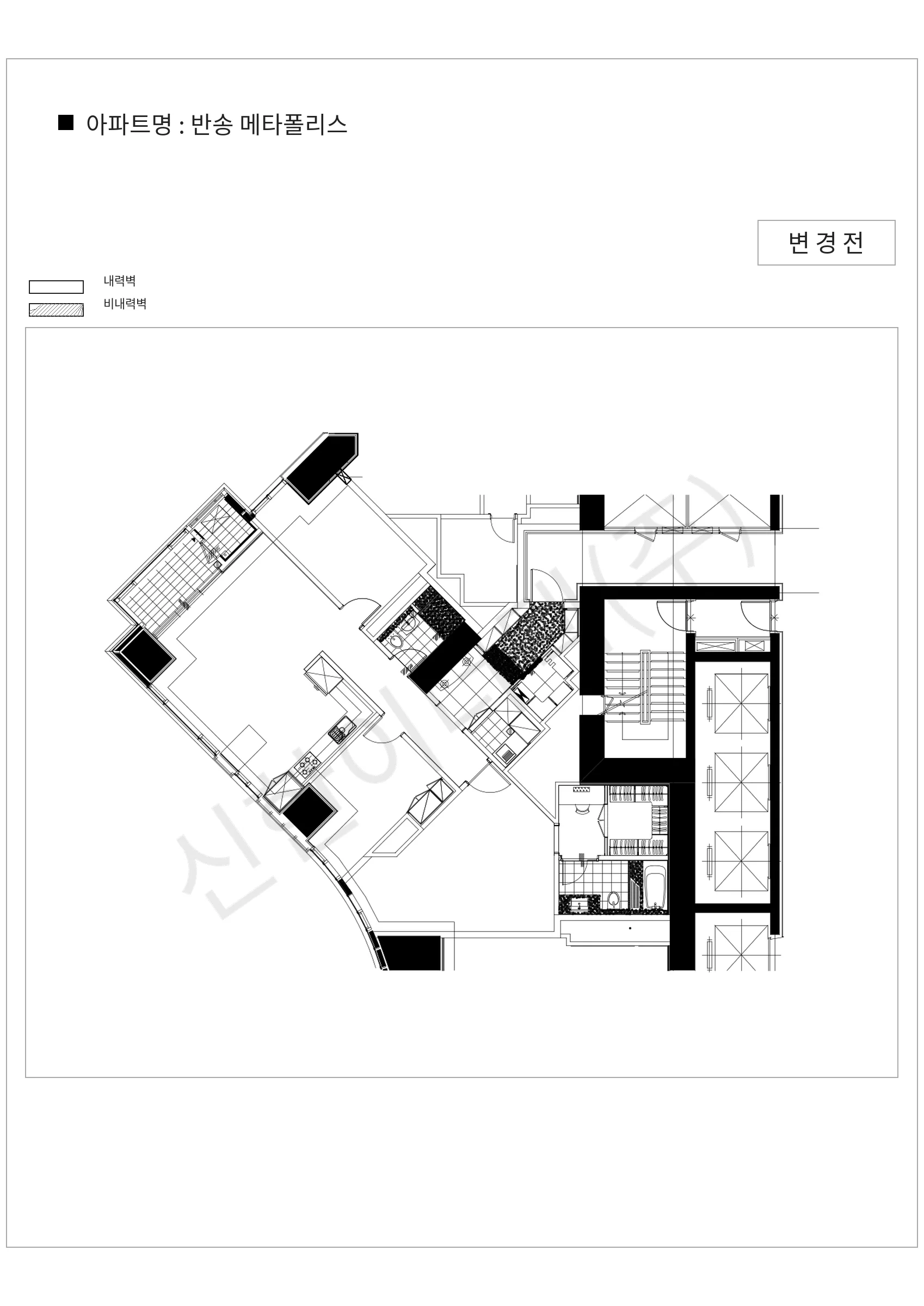 경기도 화성시 동탄구 반송 메타폴리스 공동주택 행위허가 도면