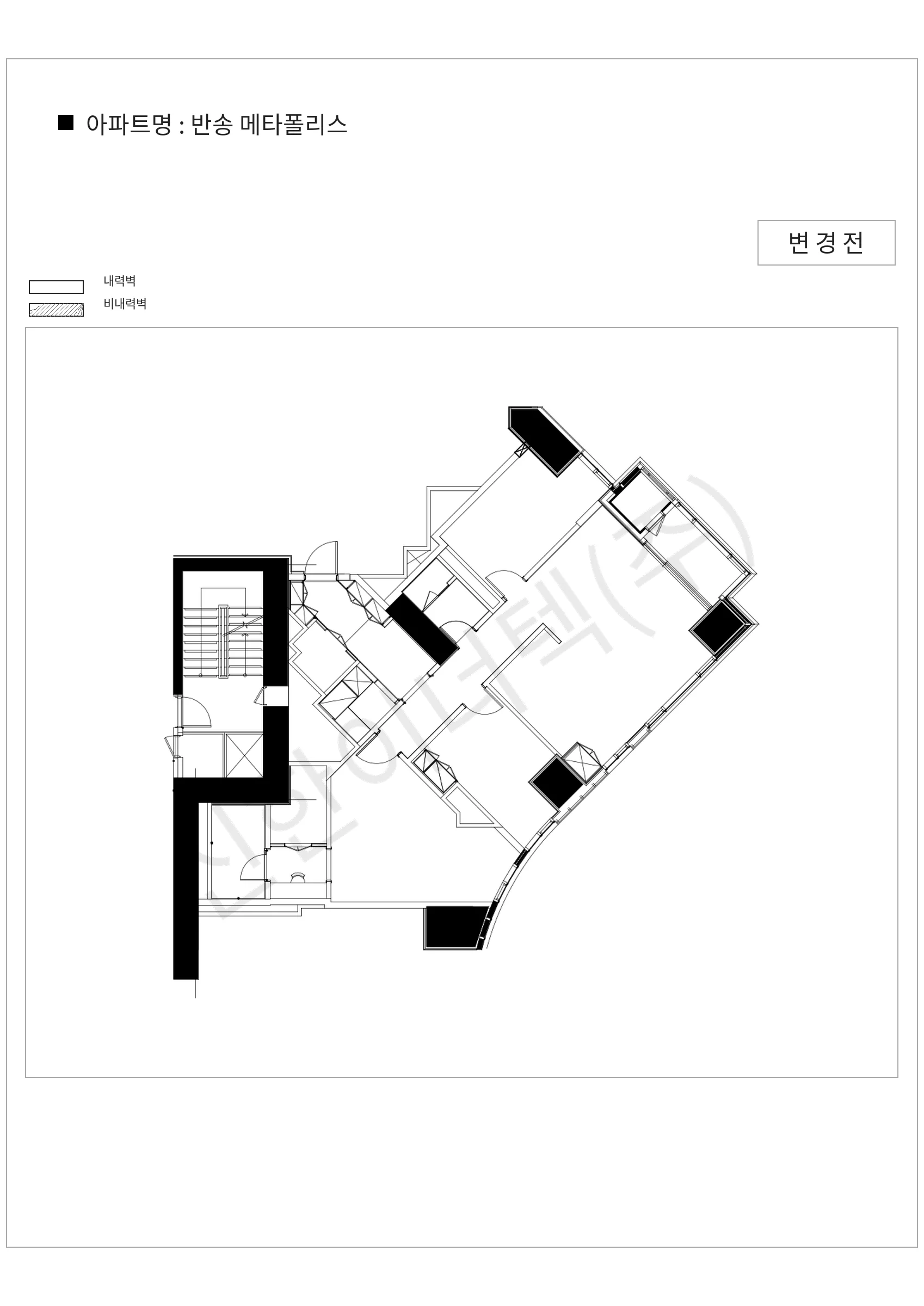 경기도 화성시 반송 메타폴리스 공동주택 행위허가 도면